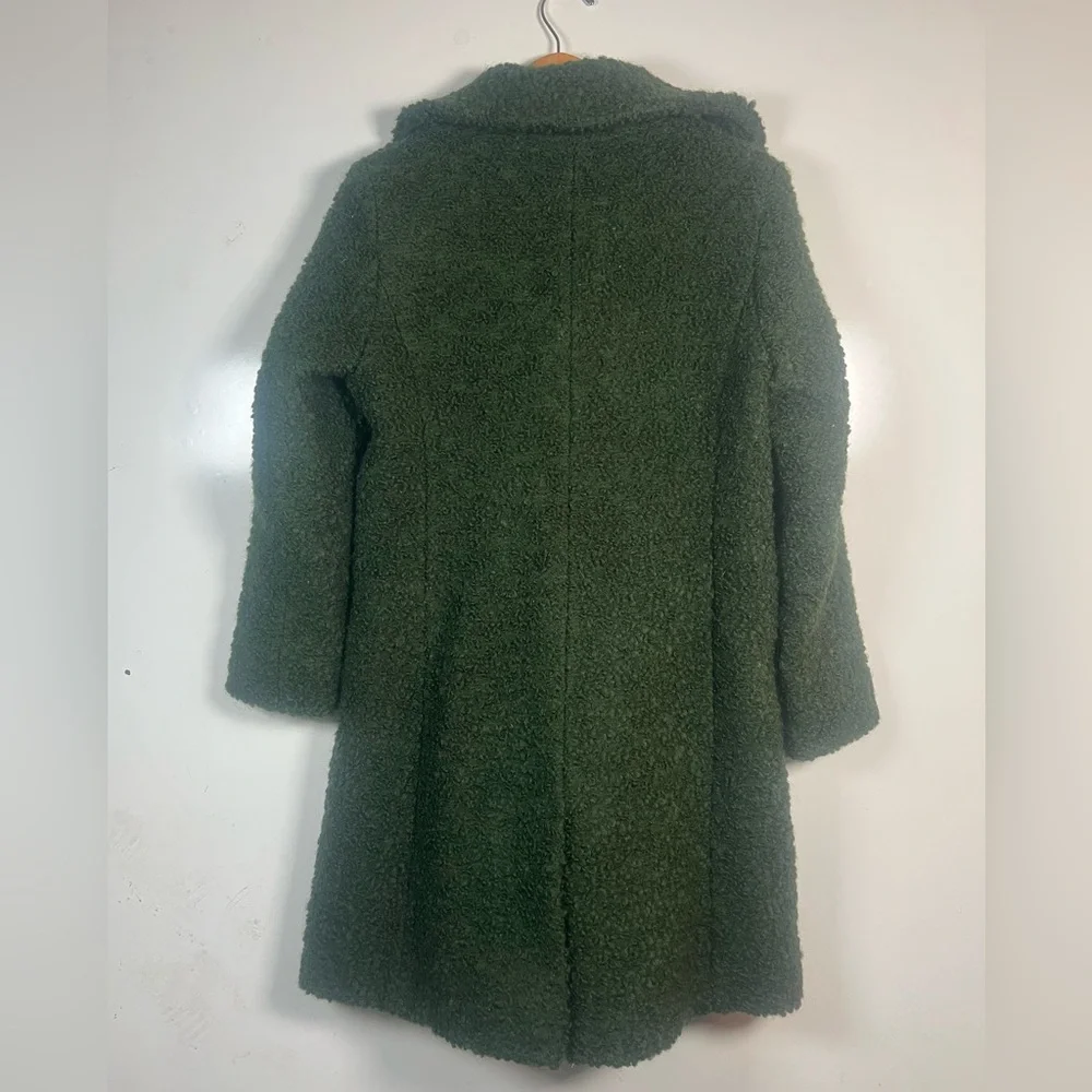 Boden Green Textured Pea Coat - Picture 4 of 11